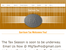Tablet Screenshot of mlgtaxpro.net
